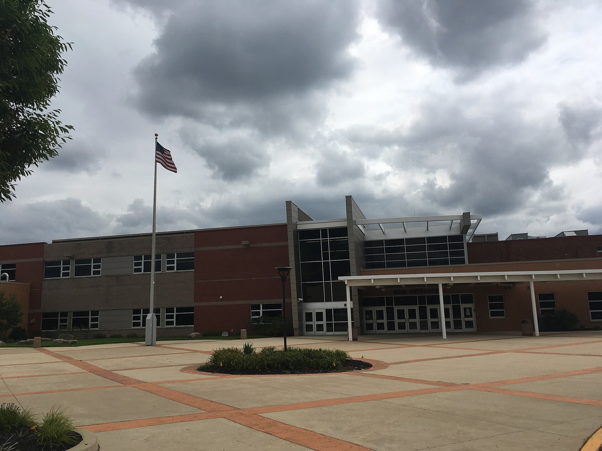 Entrance of William Tennent High School in Warminster, PA